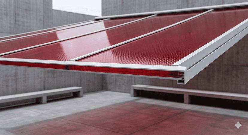 Policarbonato Vermelho